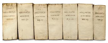 (DUTCH COLONIAL HISTORY.) Hollantse Mercurius. [1650 through 1690].